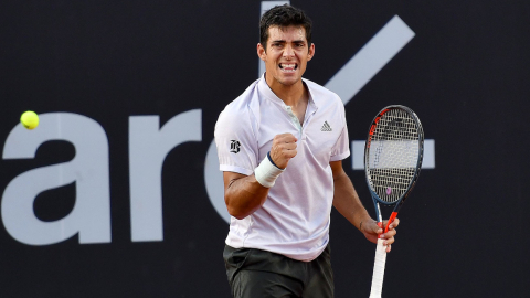 Cristian Garín, el último campeón del Abierto de Río de Janeiro, el 23 de febrero de 2020.