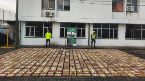 1,1 toneladas de cocaína decomisas en Colombia en un contenedor procedente de Guayaquil. Buenaventura, 17 de noviembre de 2021