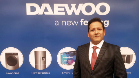 Christian Aliaga, CEO de Daewoo para la Región Andina. Quito, 15 de noviembre de 2021.