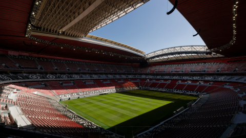 Vista general desde el interior del Estadio Al Bayt, en Catar, en 2021.