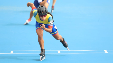 María Loreto Arias, durante los Juegos Panamericanos Junior de Cali, el 1 de diciembre de 2021.