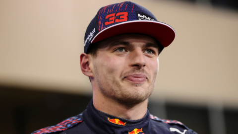 Max Verstappen, después de la clasificación del Gran Premo de Abu Dabi, el 11 de diciembre de 2021.