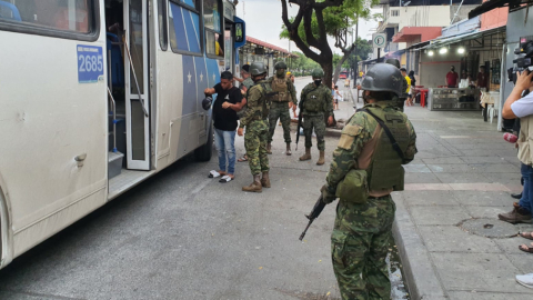 Los operativos militares comenzaron en Guayaquil el 23 de enero de 2022.