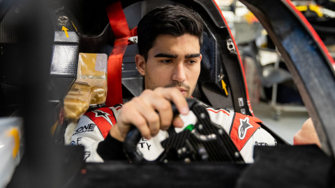 El piloto Juan Manuel Correa prueba la monoplaza que usará con el Prema Racing en las carreras de resistencia en Le Mans Series 2022.