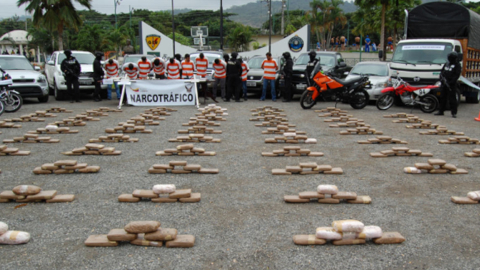 Imagen de los resultados del operativo Galaxia, el 6 de junio de 2013, en el que fueron detenidos Telmo Castro y Wilder Sánchez Farfán.