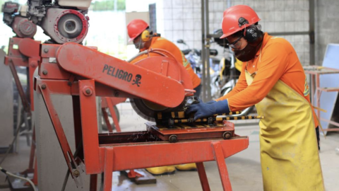 Trabajos de exploración en el proyecto Curipamba, ubicado en Bolívar.