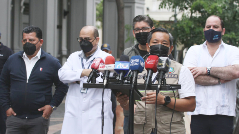 El COE Cantonal anunció desde la Plaza de la Administración, que Guayaquil pasa a nivel de alerta uno desde este 21 de febrero de 2022.