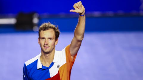 Daniil Medvedev, durante el Abierto de Acapulco, en México, el 24 de febrero de 2022.