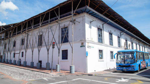 Una casa patrimonial en el Centro Histórico de Quito, el 21 de enero de 2022.