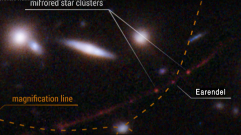 Eärendel fue descubierta por el telescopio espacial Hubble de la NASA. 30 de marzo de 2021