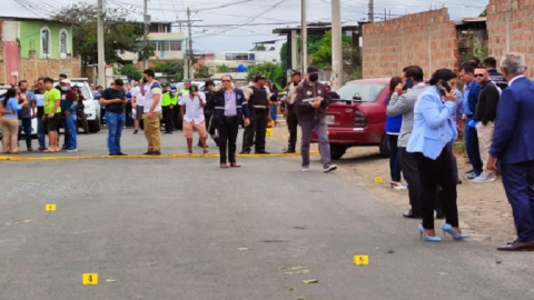 La fiscal de Manabí, Luz Marina Delgado, y su asistente fueron asesinados en Manta, el 25 de mayo de 2022.