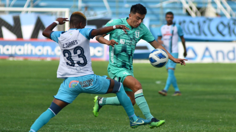 Andrés López, de Liga de Quito, en el partido ante Manta por la Copa Ecuador, el 5 de junio de 2022.