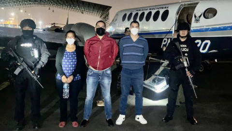 Leandro Norero fue capturado el 25 de mayo de 2022 y luego trasladado en avión a la cárcel de Cotopaxi.