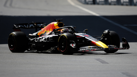 Max Verstappen, durante el Gran Premio de Azerbaiyán, el 12 de junio de 2022.