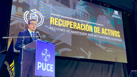 El procurador Íñigo Salvador, el 19 de julio de 2022, en Quito.