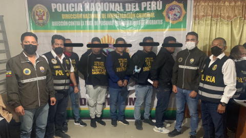 Policía detuvo a 13 personas presuntamente vinculadas al delito de trata de personas. 24 de julio de 2022.