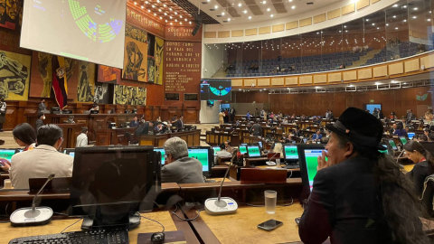 El Pleno de la Asamblea, en sesión de este 20 de julio de 2022.