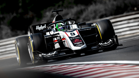 Juan Manuel Correa, piloto del ART Grand Prix, durante el GP de Budapest de la Fórmula 3.