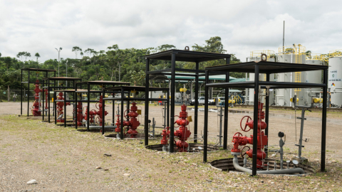 Bloque 5 o campo Singue, operado por la petrolera Gente Oil, que planteó un arbitraje internacional a Ecuador. Fecha: 14 de agosto de 2022.