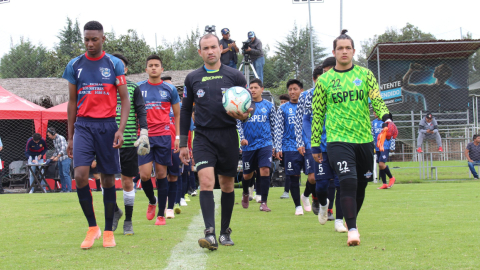 Jugadores durante la primera edición de la Superliga Estudiantil, en febrero de 2020.