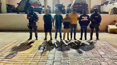 Un exfuncionario de la ATM y tres personas más quedaron procesadas por tráfico de droga, en Guayaquil, el 1 de septiembre de 2022.