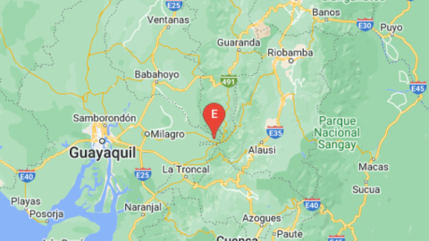 El sismo ocurrió a una profundidad de 25 kilómetros y a 4 kilómetros de la localidad de Bucay, provincia del Guayas, el 5 de septiembre de 2022.