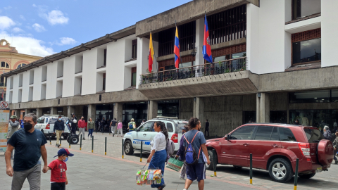 Vista del edificio del Municipio Quito, el 11 de julio de 2022.