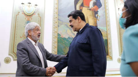 El presidente Nicolás Maduro se reunió con Germán Umaña, ministro de Comercio, el 9 de septiembre de 2022.