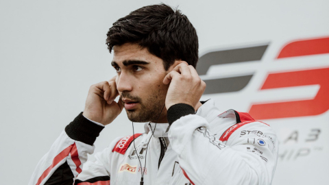 Juan Manuel Correa, durante el Gran Premio de Italia de la Fórmula 3, el 10 de septiembre de 2022.