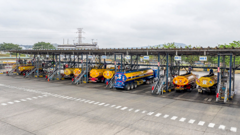 Terminal de almacenamiento y distribución de Petroecuador en Pascuales, Guayas. Julio de 2019.