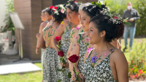 Las 10 mujeres llegaron de diferentes provincias para reclamar por un tratamiento digno. 