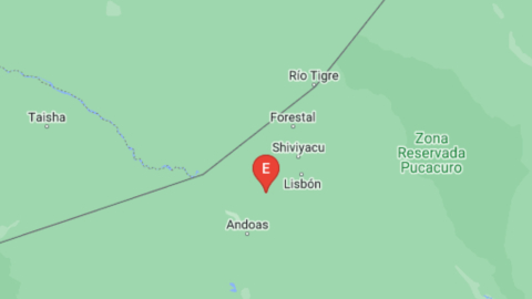 El sismo se registró la mañana del 31 de octubre de 2022, a 25,7 kilómetros de Andoas, Loreto, frontera de Ecuador con Perú.