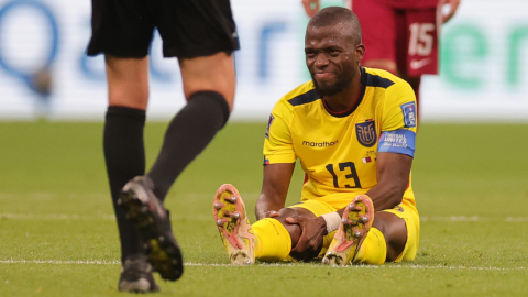 Enner Valencia, durante el partido de Ecuador ante Qatar, el 20 de noviembre de 2022.