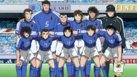 La selección de Japón en la serie de Supercampeones.