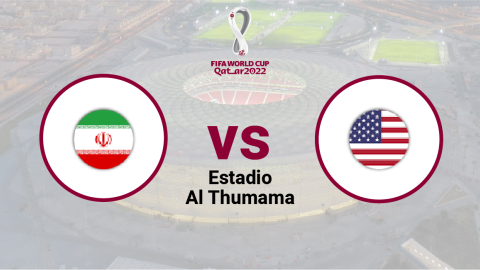 Irán se enfrenta a Estados Unidos en la tercera y última fecha del Grupo B del Mundial. 