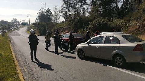 Escena de un supuesto sicariato ocurrido en el norte de Quito, el 1 de diciembre de 2022.