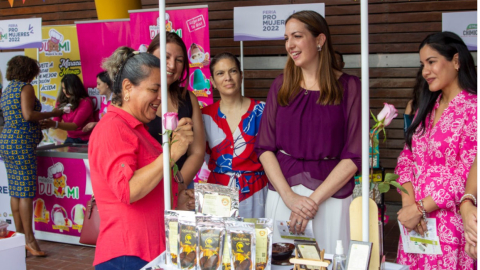 Imagen referencial de la feria Mujeres Emprendedoras, organizada por el Ministerio de la Producción el 28 de noviembre de 2022.