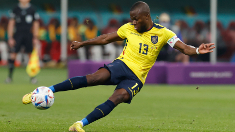 Enner Valencia, durante el partido de Ecuador ante Senegal, el 29 de noviembre de 2022.