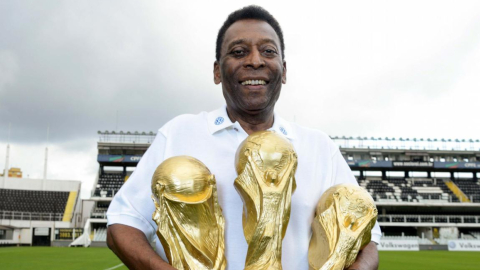 Pelé es el único jugador de la historia en ganar tres Mundiales de la FIFA.