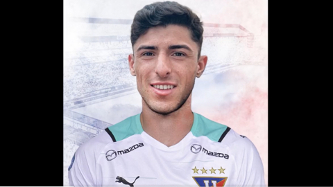 Facundo Rodríguez, nuevo jugador de Liga de Quito para la temporada 2023. 