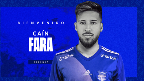 Caín Fara fue anunciado como nuevo refuerzo de Emelec.