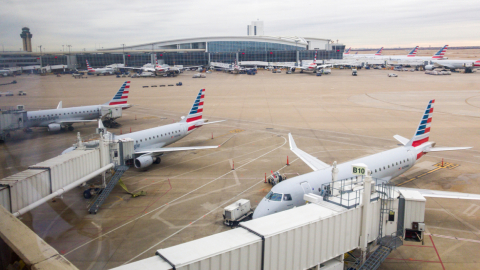 Imagen del aeropuerto de Detroit, en Estados Unidos, del 28 de diciembre de 2022, donde se cancelaron vuelos.