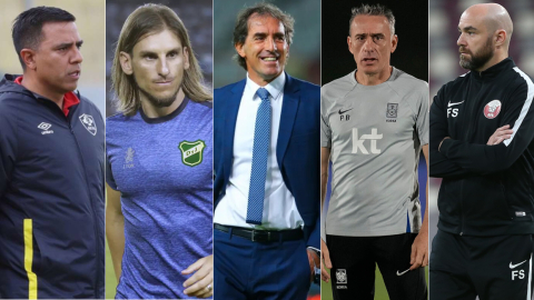 César Farías, Sebastián Beccacece, Guillermo Almada, Paulo Bento y Félix Sánchez, algunos de los candidatos que la FEF maneja para asumir la selección de Ecuador. 