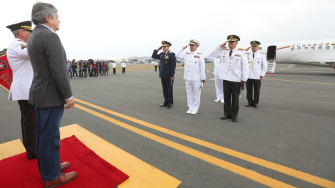 El presidente Guillermo Lasso salió desde Guayaquil, el 13 de enero de 2023. 