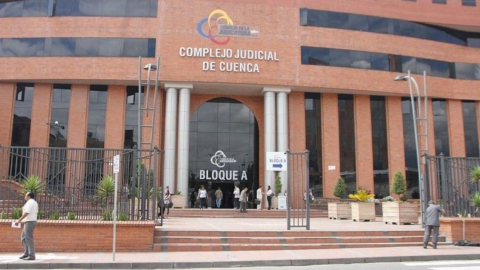 Edificio de la Función Judicial del Azuay, en Cuenca. 