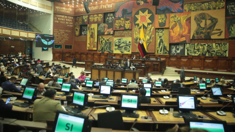 Fotografía referencial del Pleno de la Asamblea, este 24 de enero de 2023.