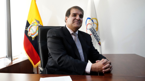 Álvaro Román, presidente temporal del Consejo de la Judicatura, asumió el despacho de la entidad, el 25 de enero de 2023.