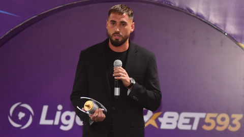 Francisco Fydriszewski, durante la presentación del calendario de la LigaPro, el 24 de enero de 2023.