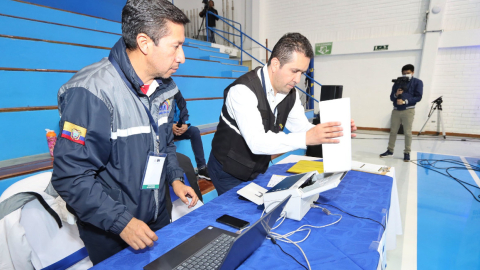 El CNE realizó el primer simulacro de las elecciones este 8 de enero de 2023.