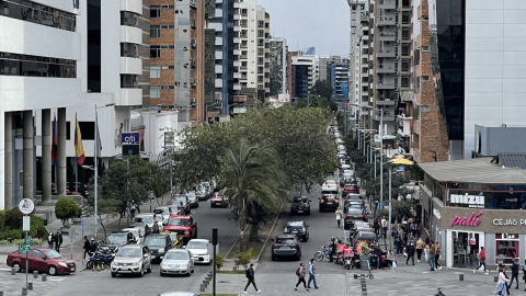 La avenida República de El Salvador, en el norte de Quito. 